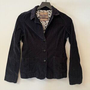 Steve & Barry's Navy Corduroy Jacket w/ Button Closure - Size Medium